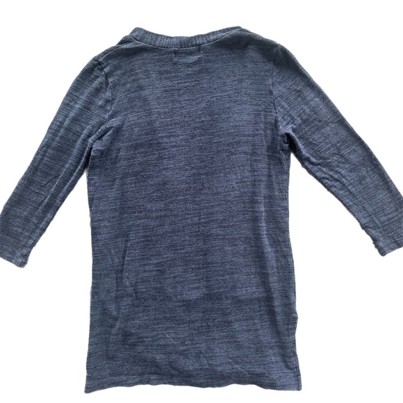 Old Navy Girls Long Navy Blue Knit Open Front Sweater Cardigan Size 8 - Picture 2 of 4